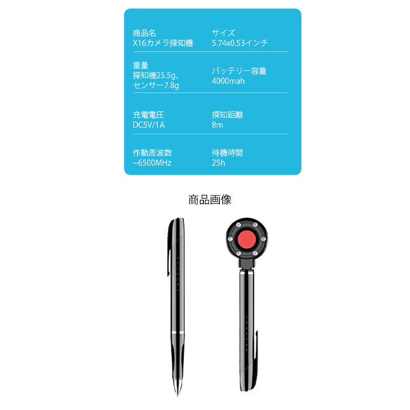 【プロもおすすめ! 小型探知機 】 GPS 盗聴器 発見器 小型探知機 盗撮カメラ 盗撮防止 盗聴防止 プロ仕様 隠しカメラ ストーカー 受信機 防犯グッズ 防犯対策 小型 高感度 Ai内蔵 出張先のホテルなどで活躍! TOLEC【1年保証】
